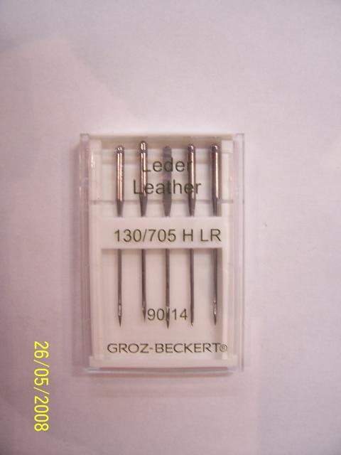 Naehmaschinen - Nadeln 130/705 H - Leder - Flachkolben
